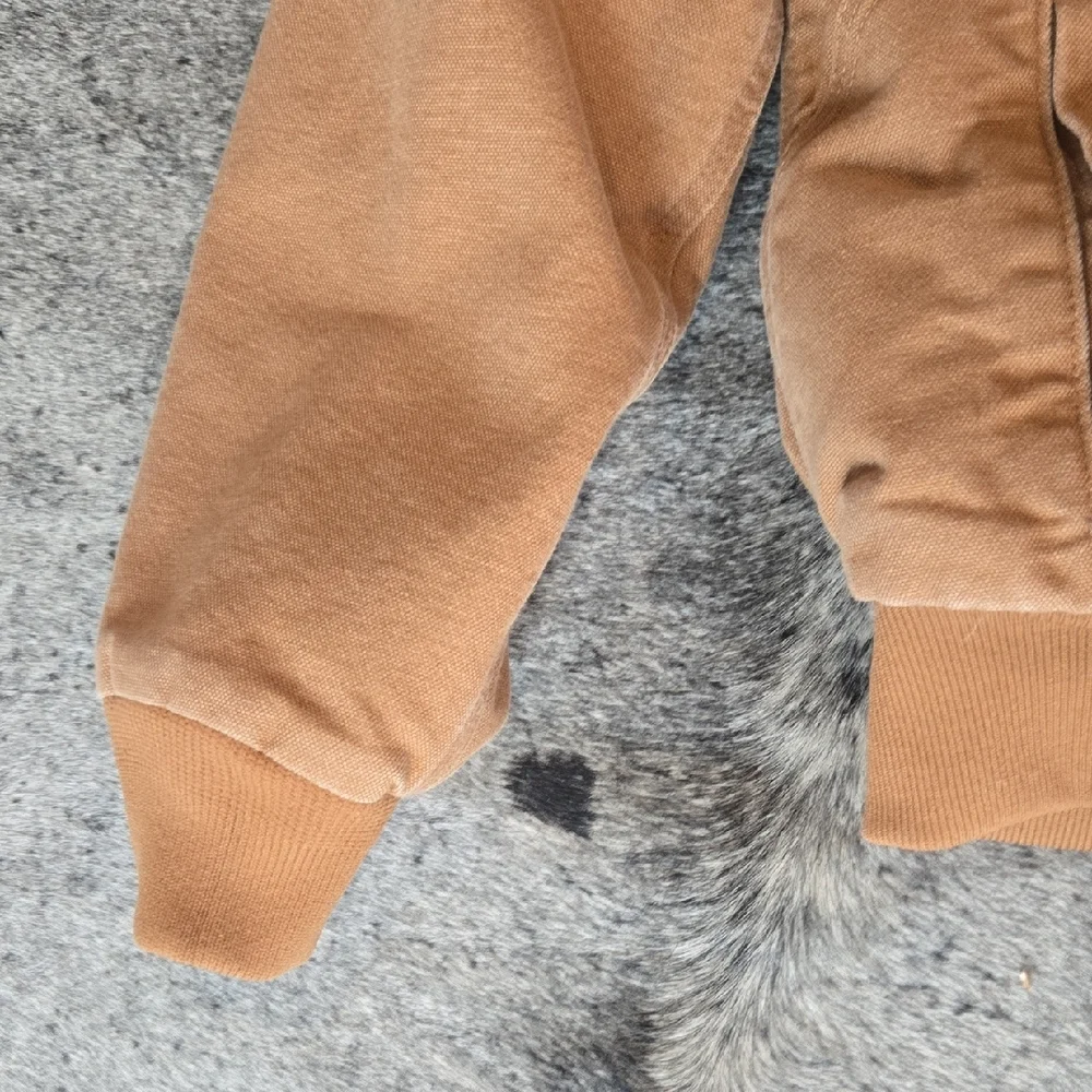 Carhartt Womens Small Weathered Wildwood Duck Jacket - Picture 4 of 10